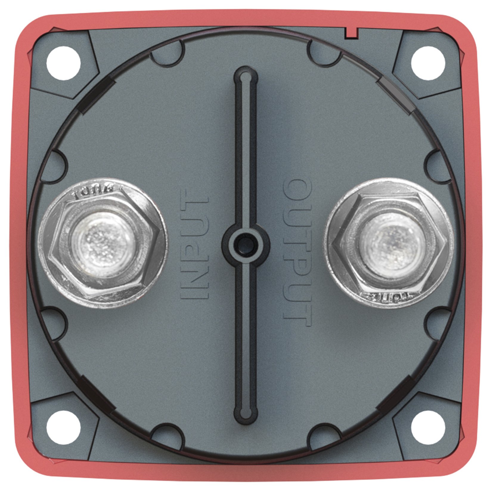 Blue Sea Heavy Duty Red Battery Cut Off Isolator Switch With Removeable Knob For A Single Battery