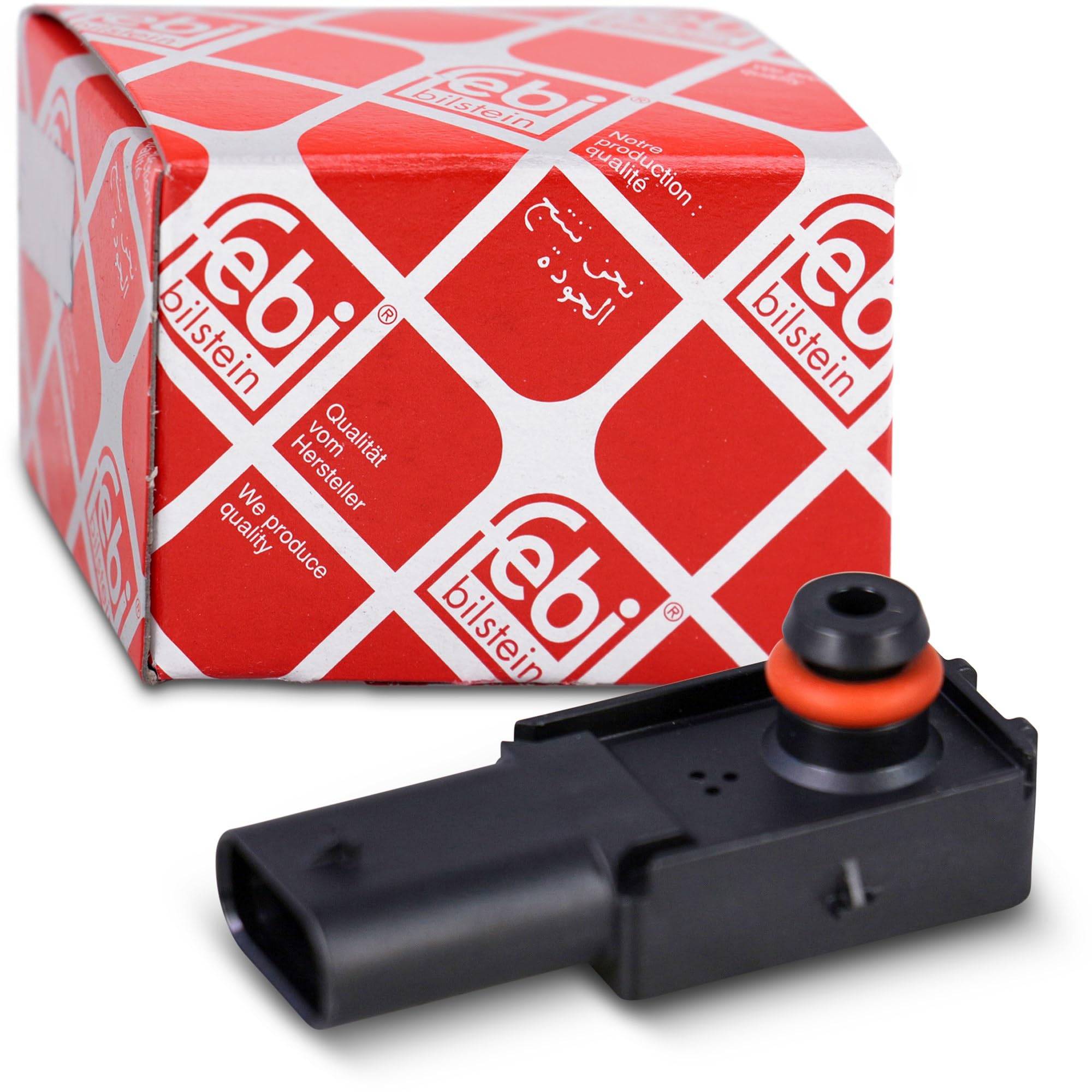 FEBI BILSTEIN Sensore pressione, Servofreno 185955 Compatibile con: AUDI A1, A1 Allstreet, A1 City Carver, A1 Sportback, A1 Sportback, A3, A3 Cabriolet, A3 Limousine, A3 Sportback, A4 Allroad B9