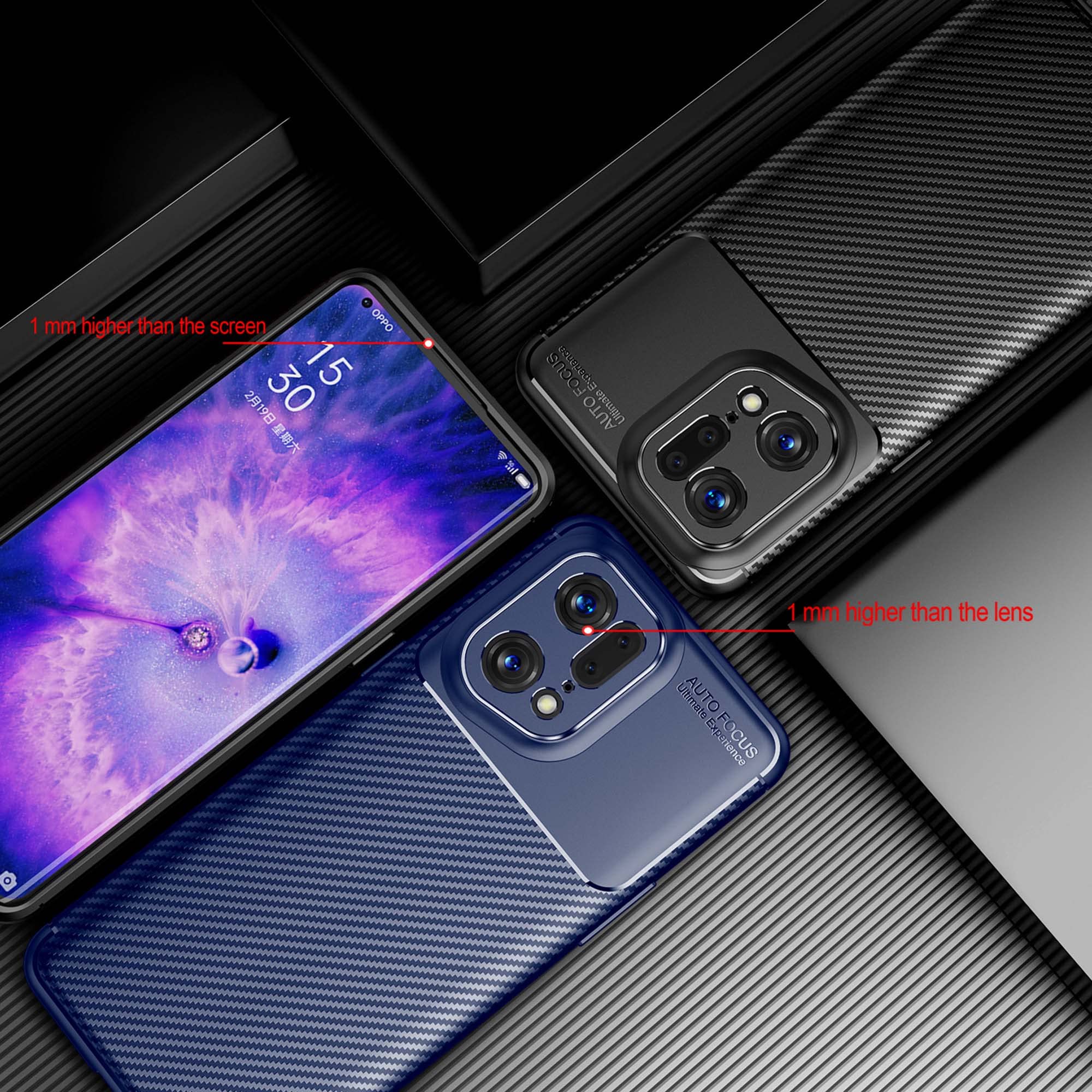 ESTH TPU Hülle Für Oppo Find X5 Pro – Stoßfest, Schlank, Unterstützt Kabelloses Laden