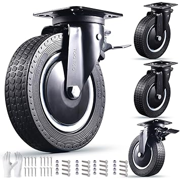 8'' casters Swivel