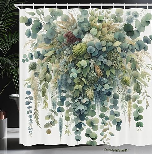 Miniatura 39 de Cortina de regadera de mundo marino, peces, estrellas de mar, formato arte moderno, decoraciones temáticas para niños para baño del hogar, Marrón