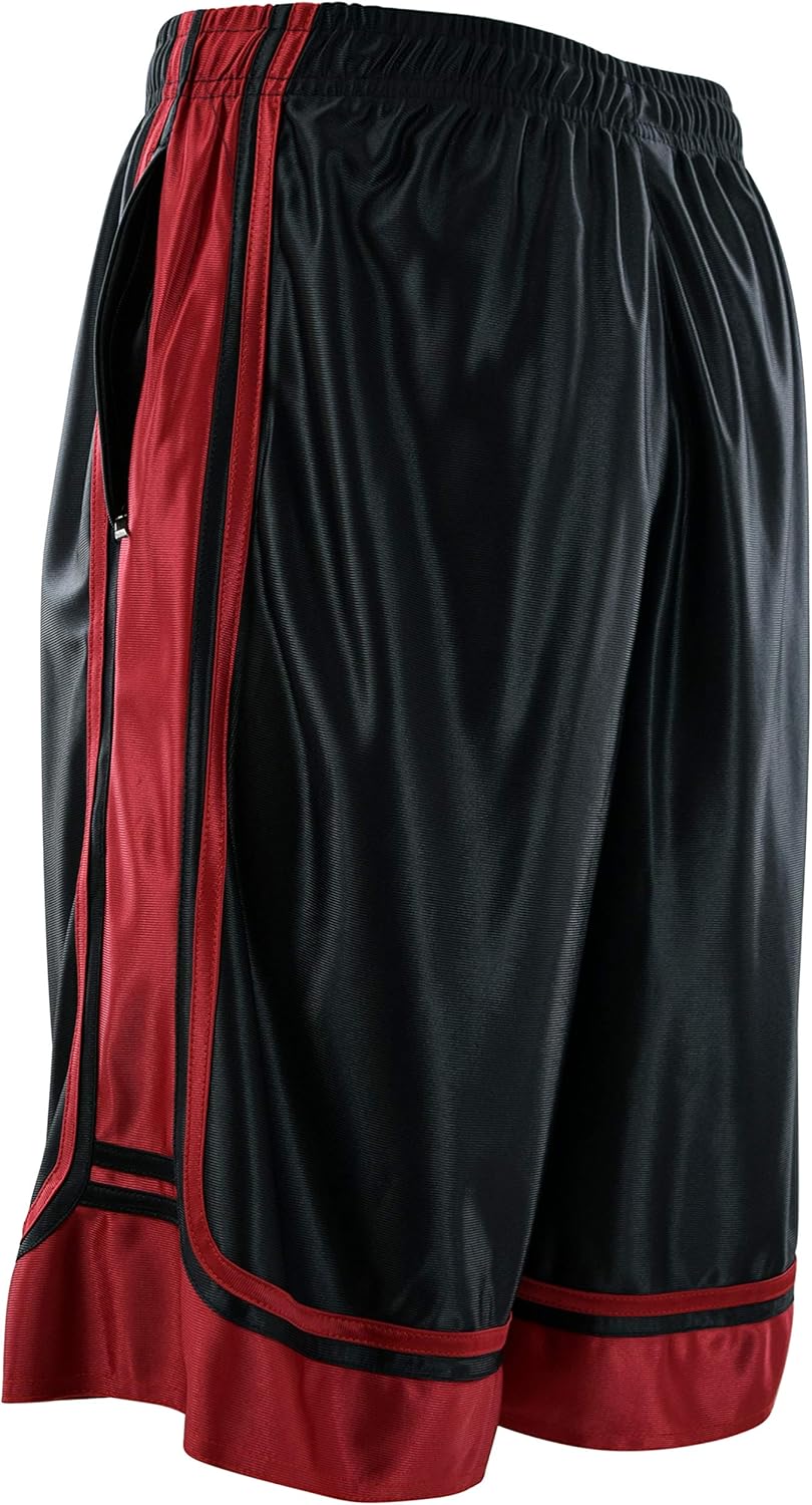 ChoiceApparel Mens Two Tone Training/Basketball Shorts with Pockets (S up to 4XL) - Image 4
