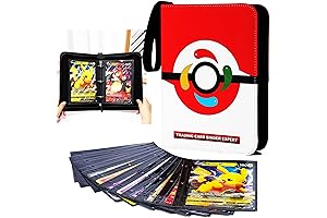 Jumbo Pokemon Cards Binder - Premium Storage for Oversized Cards (50 Sleeves Included)
