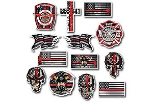 Thin Red Line Firefighter Legend Sticker Pack