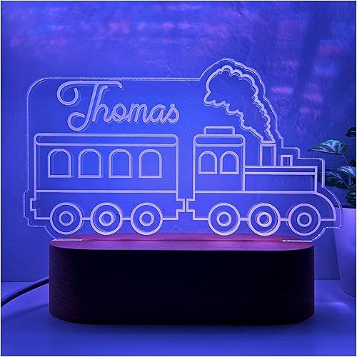 Luz nocturna personalizada  Luz nocturna personalizada para niños  Decoración de habitación de bebé  Regalo de dormitorio infantil  Colores LED  Luz