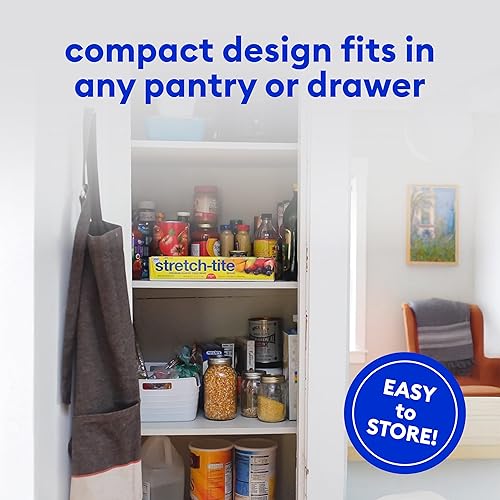 Miniatura 5 de Stretch-Tite Envoltura de plástico prémium para alimentos, 500 pies cuadrados, 516.12 pies x 11.58 pulgadas