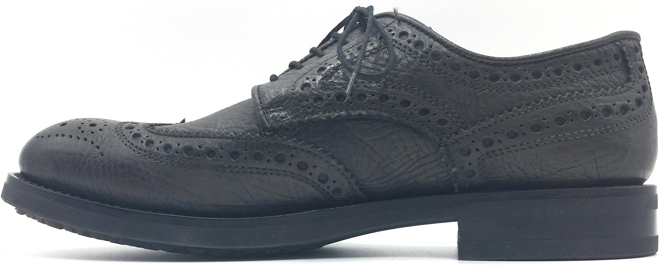 Antonio Maurizi 7050 Wingtip Brogues Handmade in Italy (10 US/43 EU) Black