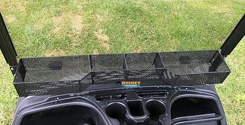 Miniatura 3 de Huskey Golf Cart Front Basket Storage Basket Dash Basket Compatible WEZGO TXTRXV,Club Car DS (2000.5+) PrecedentTempoOnward,Yamaha G29 Drive2 2007+