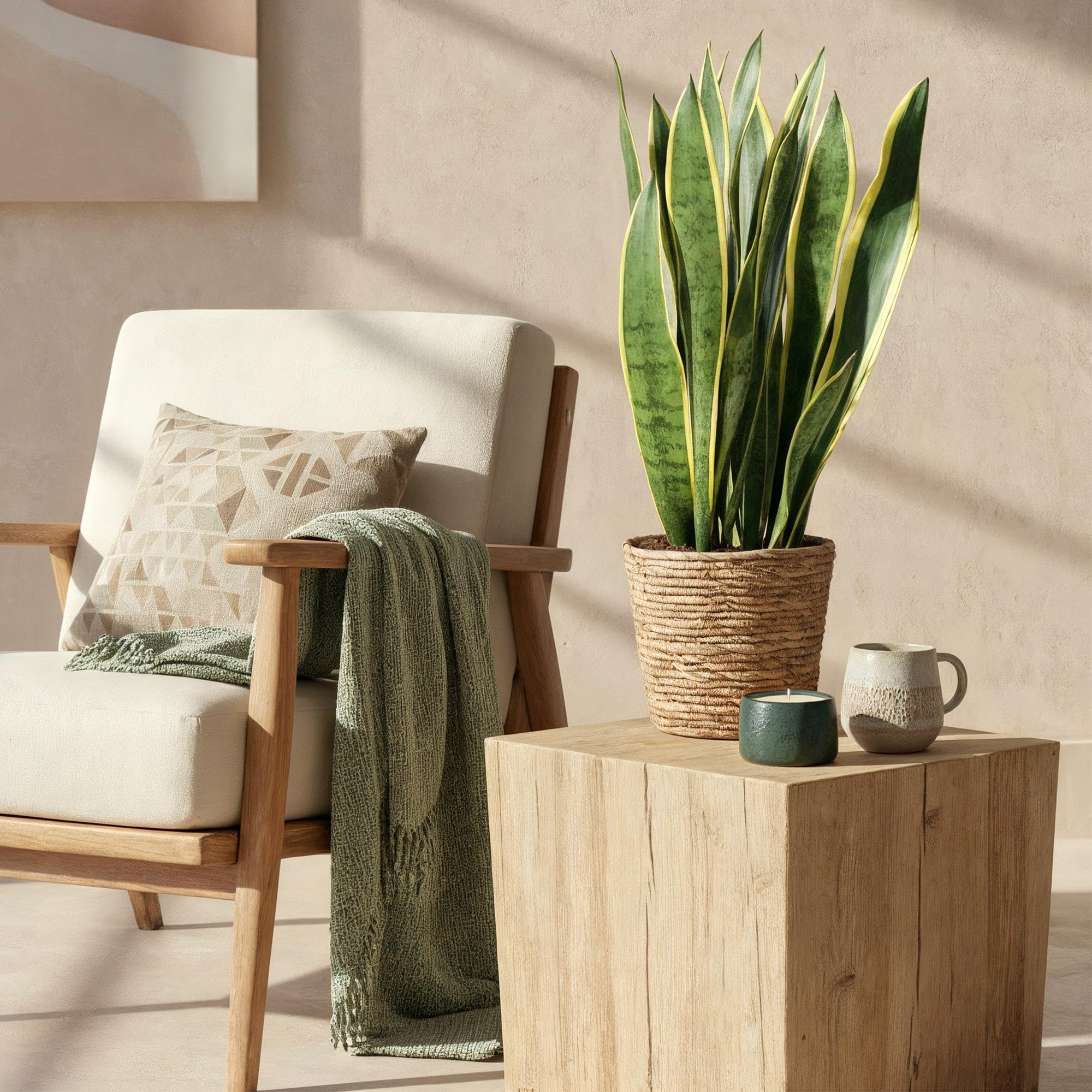 Sansevieria Laurentii Schwiegermutterzunge Zimmerpflanze 21 cm