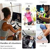 Vista 4 de BAISRKE Brazalete magnético para correr para carcasa MagSafe, agarre giratorio de 360° para teléfono con compartimento de aroma ajustable y cordón