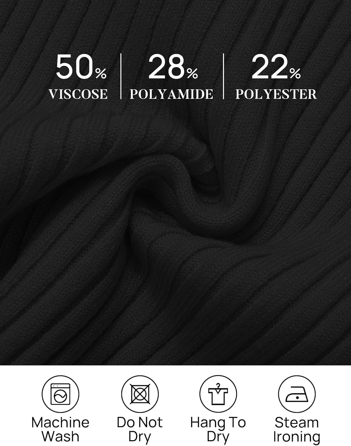 ZESICA Women's Long Sleeve Crewneck Shirts 2026 Spring Ribbed Knit Sweater Slim Fitted Casual Basic Tee Tops - Image 6