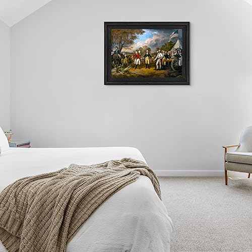 Vista 19 de Declaración de independencia de John Trumbull - Lienzo enmarcado para decoración de pared, lienzos de reproducción de pintura fina Impresión