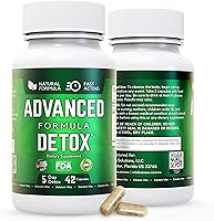 Vista 1 de Limpieza de desintoxicación avanzada, desintoxicación natural y limpieza con cardo mariano, polvo de regaliz y más, desintoxicación de limpieza