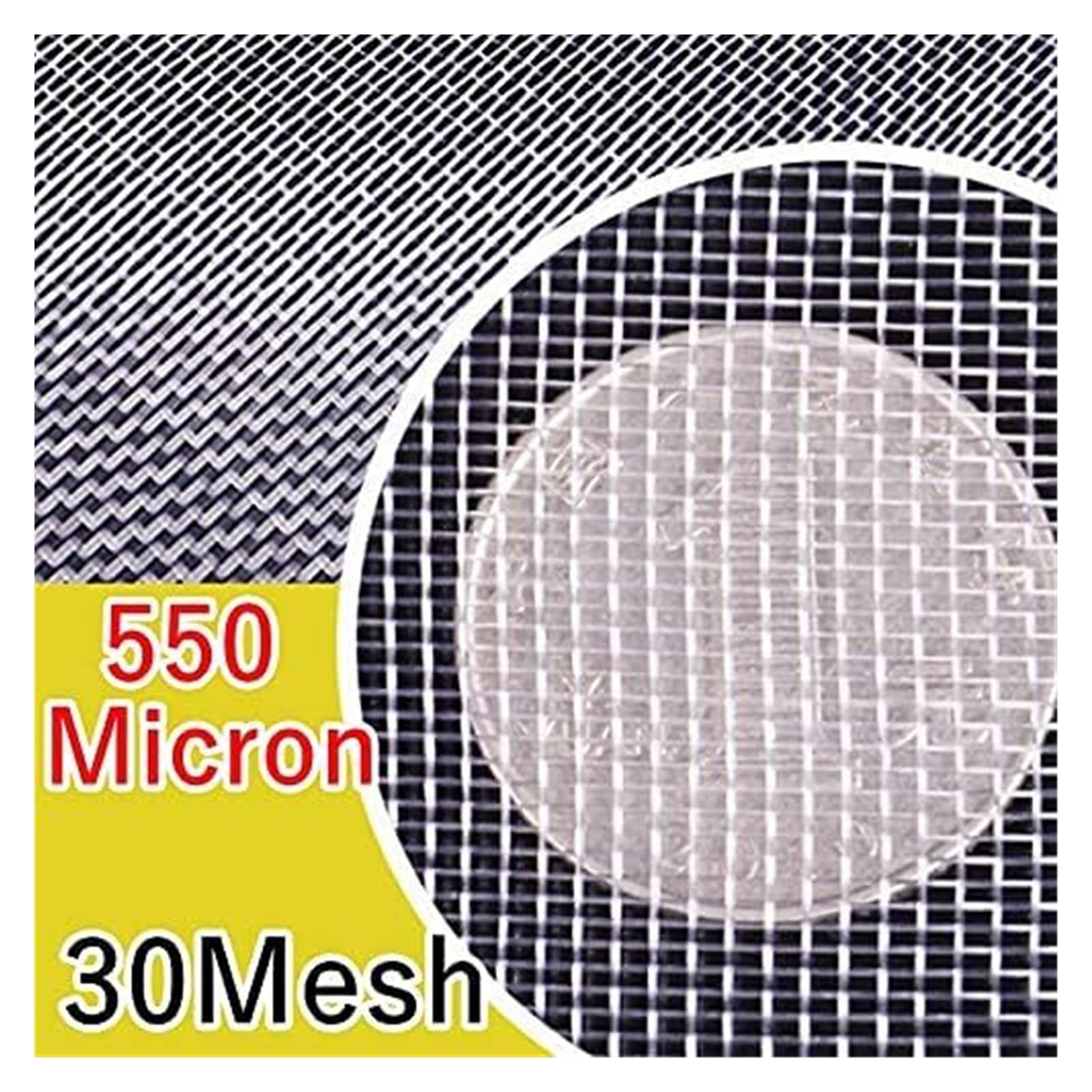 Tela de nylon de malla de filtro fino, filtro de agua del grifo para la agricultura alimentos y vino Pantalla de nylon 20-500 Malla (30mesh 550micron, 1x1 metro)