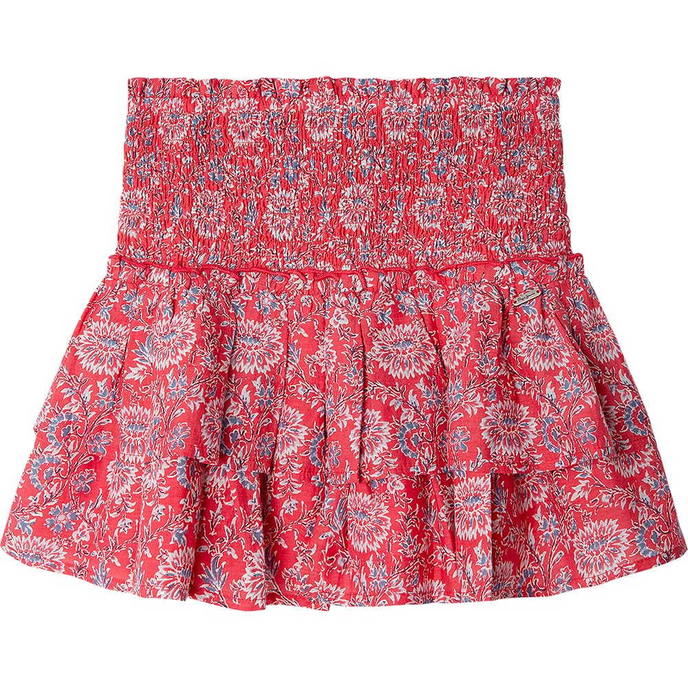 Pepe Jeans Falda Hallie para niña, Color Rojo (Rojo Real), Talla 12
