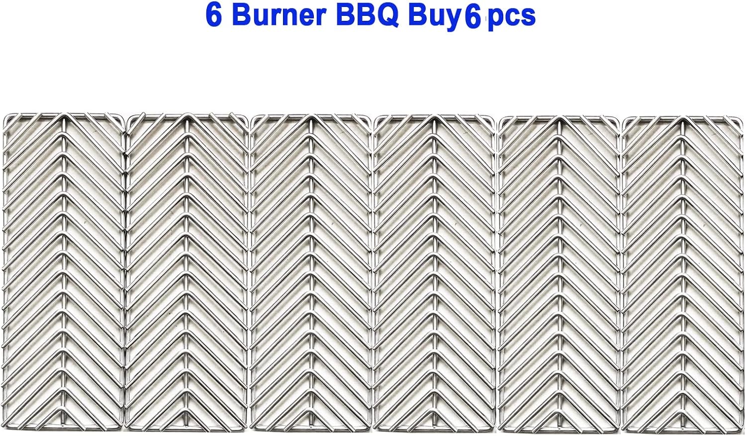 V-Style Cooking Grate Stainless Steel 304 BBQ Grill Burners for Cal Flame Cal Flame P-Series, G-Series, and Convection Gas Grills