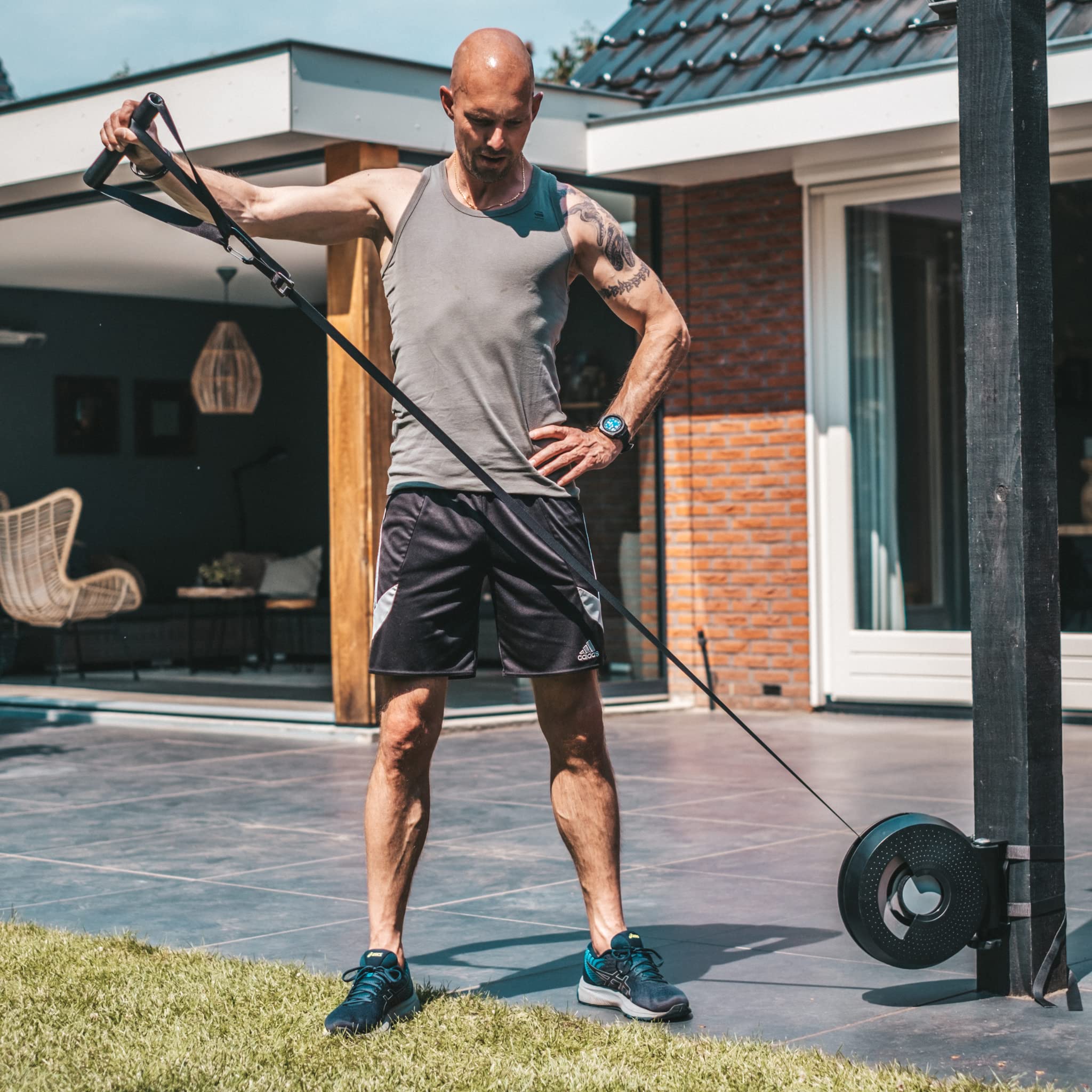 Kynett HOME Flywheel - Entrenamiento Isoinercial - Entrenamiento Cinético - SISTEMA PORTÁTIL