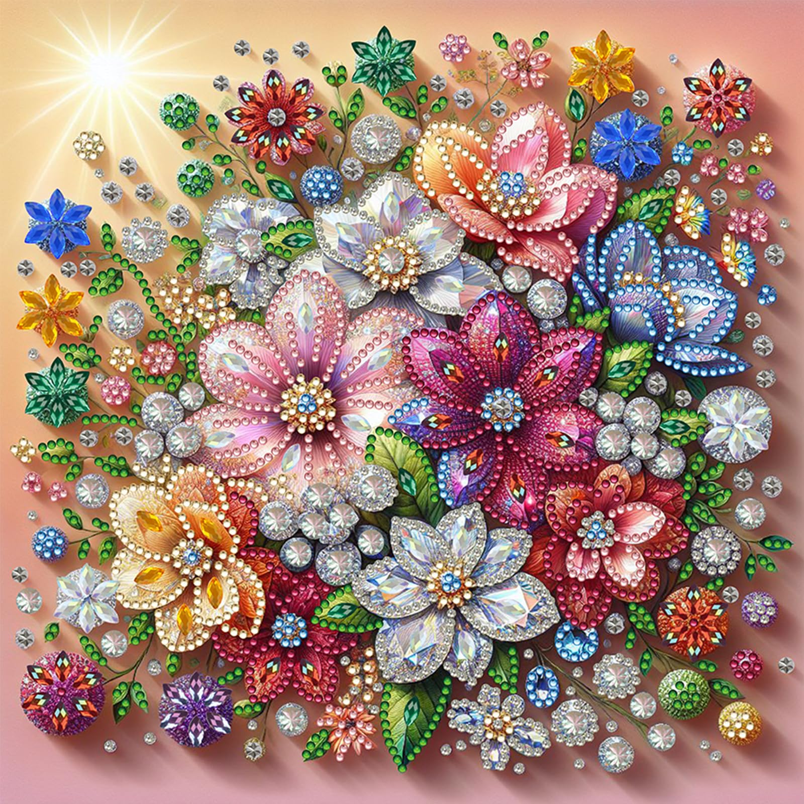Kexpery 5D Partial Diamond Painting Bird with Special Shapes for Easy DIY Wall Decoration for Adults Beginners