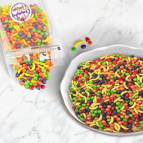 Miniatura 2 de Common Classic Candy Company Wonka Runts - Caramelo duro en forma de fruta, caramelo a granel, 3 libras