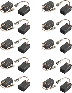 20pcs Motor Carbon Brushes for Electric Motor, Angle Grinder Replacement Carbon Brush, Power Tool Part, 13mm x 9mm x 6mm