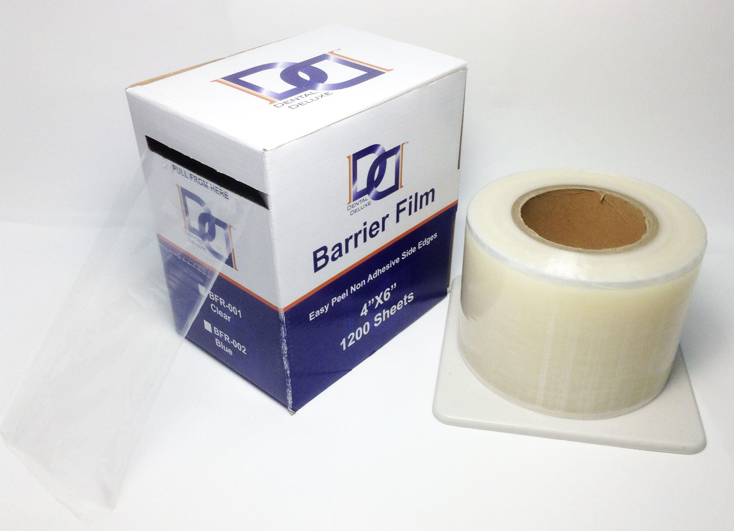 Dental Barrier Film 1200 Sheets Per Box 4" x 6" Dental Deluxe Brand