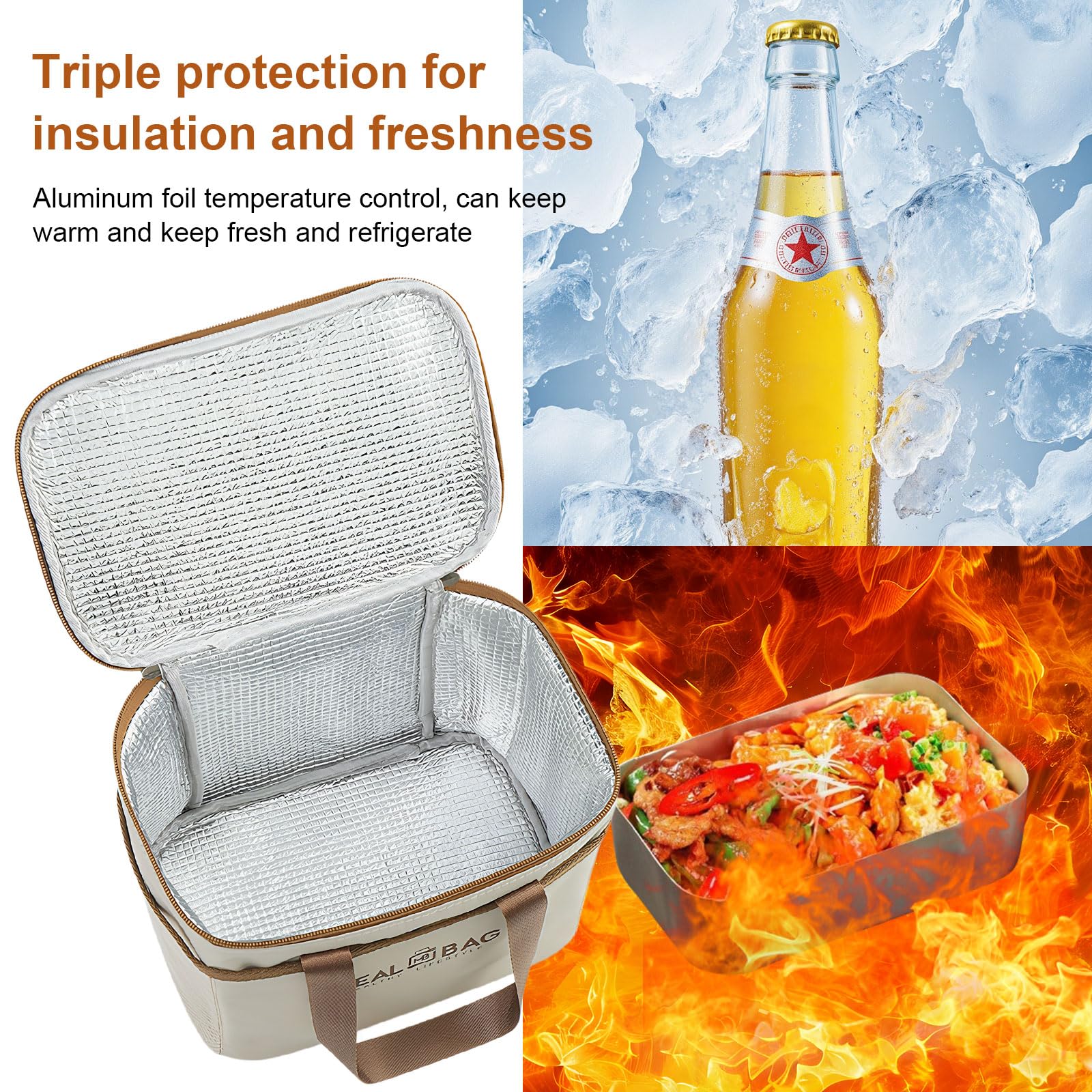 Ponyo On The Cliff Lunch Tote Bag, Sac à Lunch Réutilisable étanche Et étanche Pour Enfants