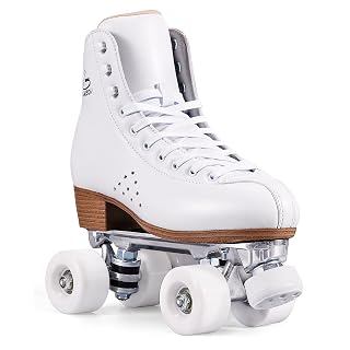 PAPAISON Patins Quad de Couro de Microfibra Unissex