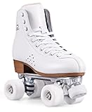 PAPAISON Roller Skates for Women and Men, Deluxe 2 Layer Microfiber Leather Double Row-Classic Roller Skates for Girls, Professional Outdoor Indoor Quad-Skates for Kids & Adults…