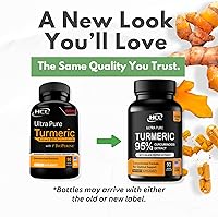 Vista 4 de Turmeric Curcumin Extract 1500mg – Full Dose of 95% Curcuminoids with Black Pepper Ginger & Cinnamon – High Absorption Turmeric Supplement – Non-GMO