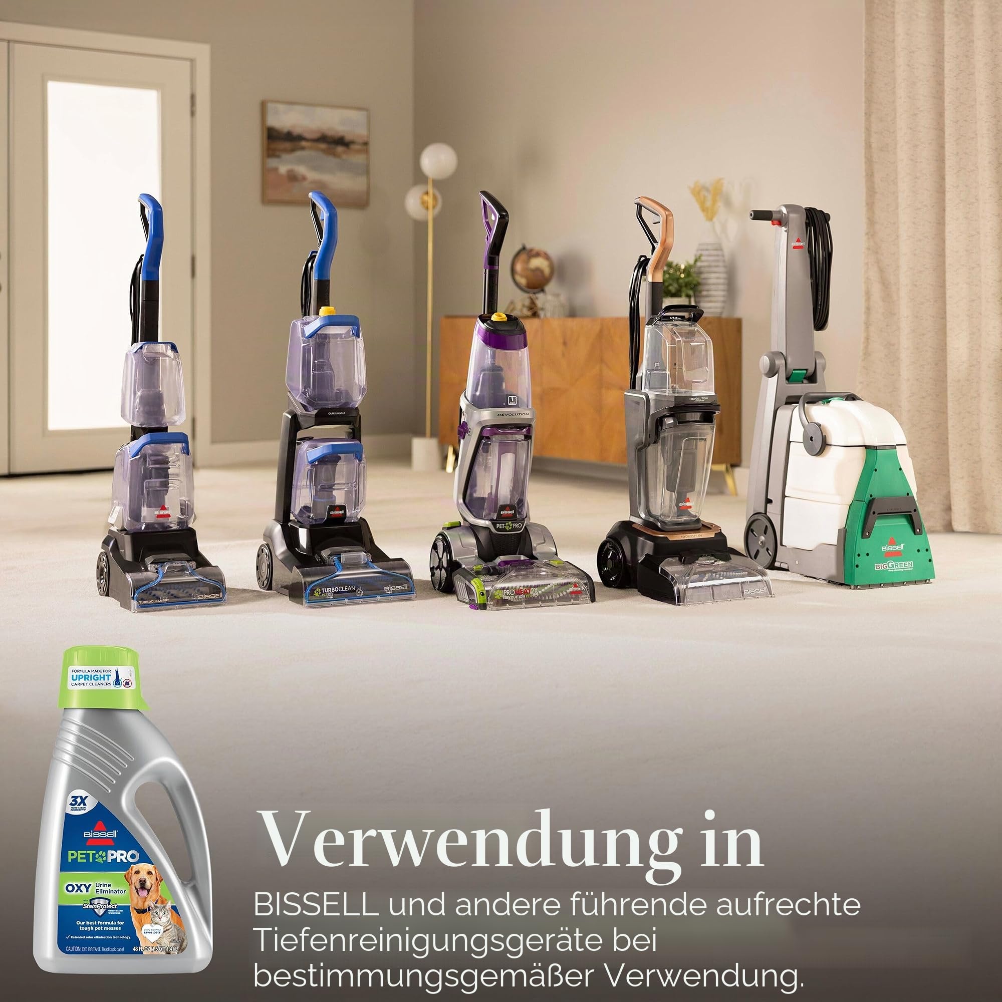 Bissell 1990 Pro Pet Urin Eliminator Aufrechte Tiefenreiniger-Formel