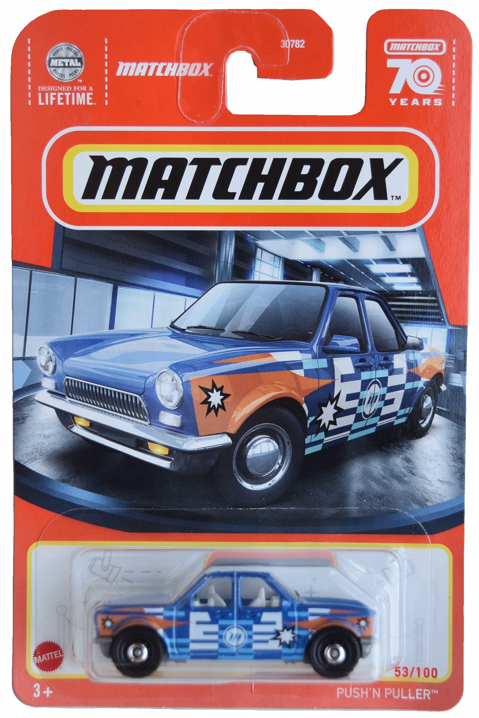 Amazon.com: Matchbox Push n Puller, 70 Years 53/100 : Toys & Games