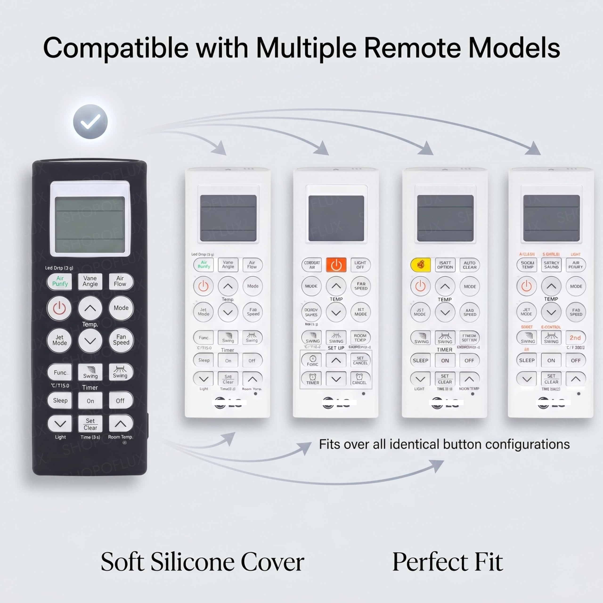 AC Remote Cover - Protect Your LG Remote -3