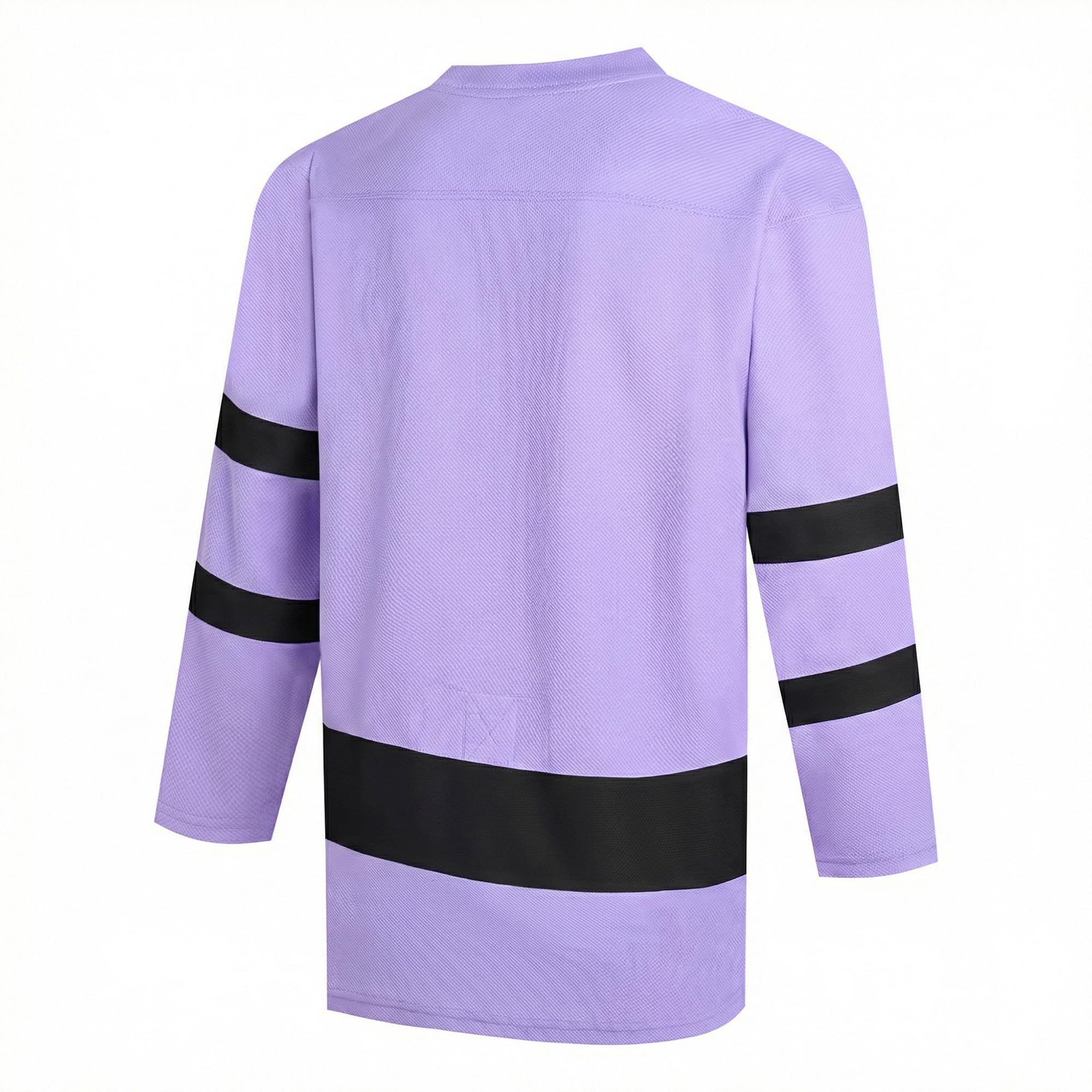 DEHANER Blank Ice Hockey Jerseys for Men Unisex Sport Practice Game Shirts Long Sleeve College Team Tops - 3