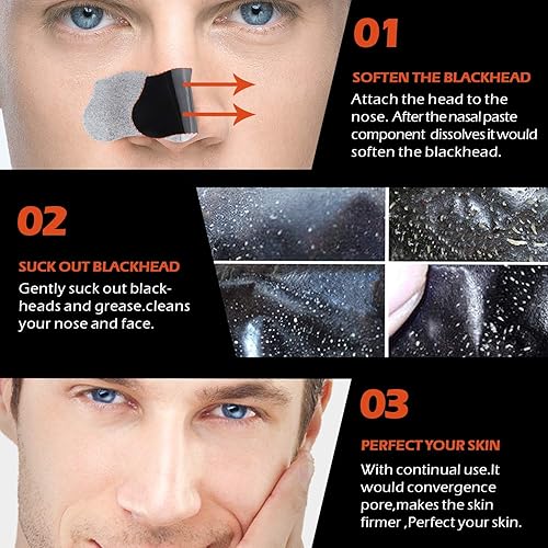 Miniatura 5 de Tiras de poros de puntos negros para hombre, 120 tiras, limpieza profunda, poros de la nariz de la cara, eliminación de puntos negros, tamaño grande