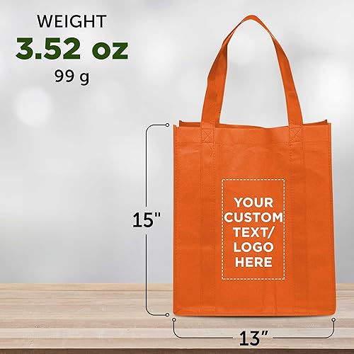 Miniatura 5 de DISCOUNT PROMOS Bolsas reutilizables para comestibles asa grande bolsa de compras de tela resistente