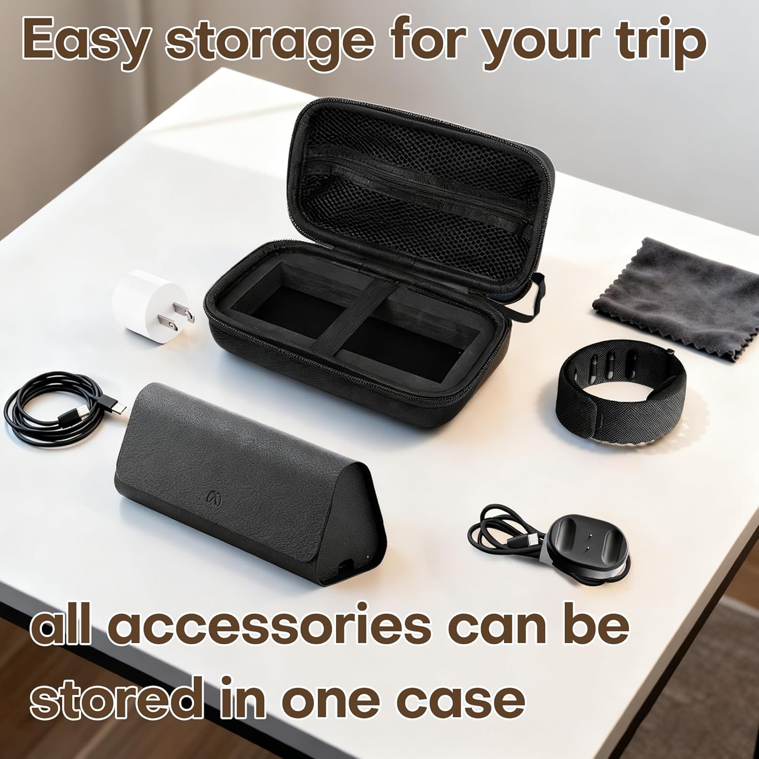 Hard Case for Meta Ray-ban Display Charging Case, Portable Box for Storage Complete System