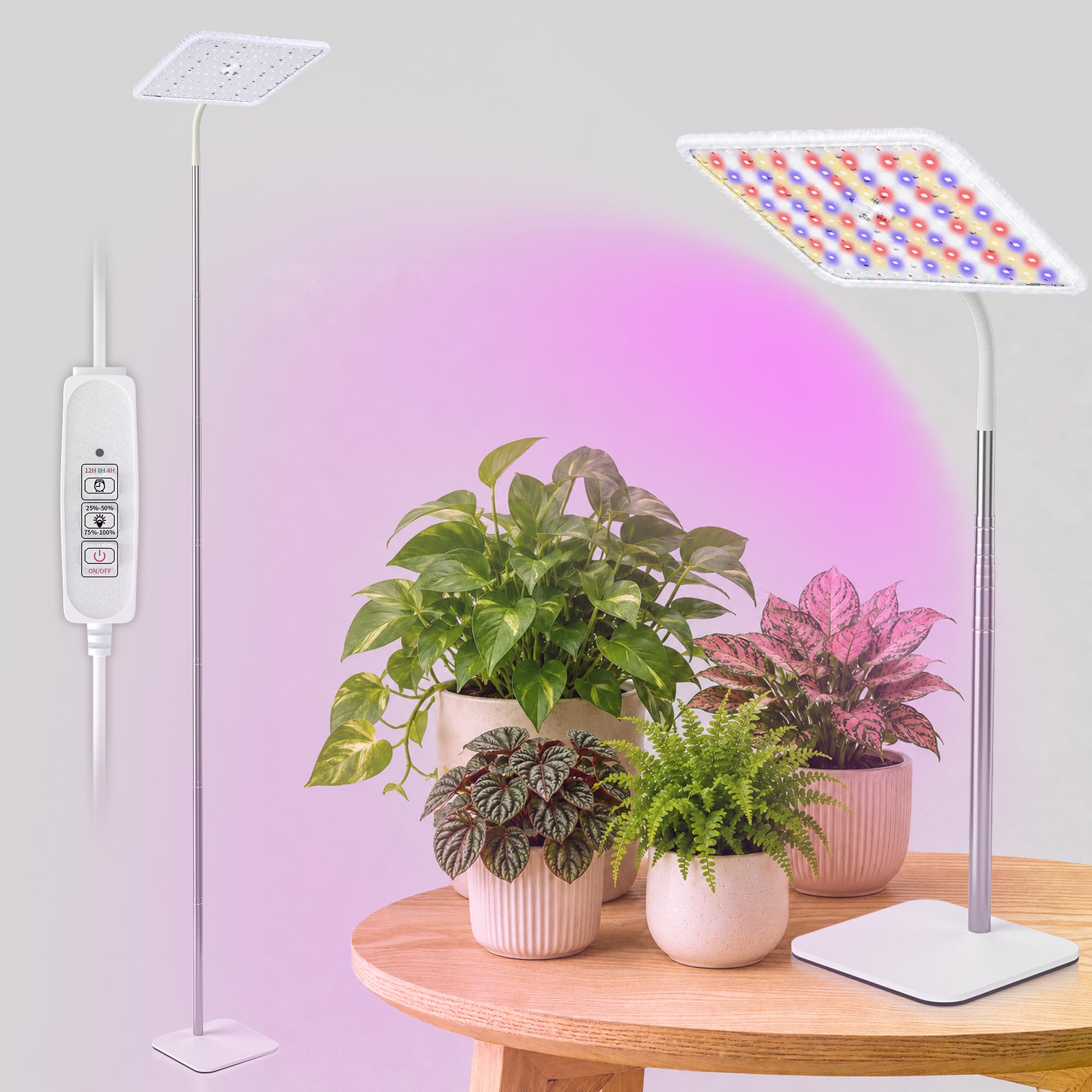 BESTVA 18W Grow Light with Stand