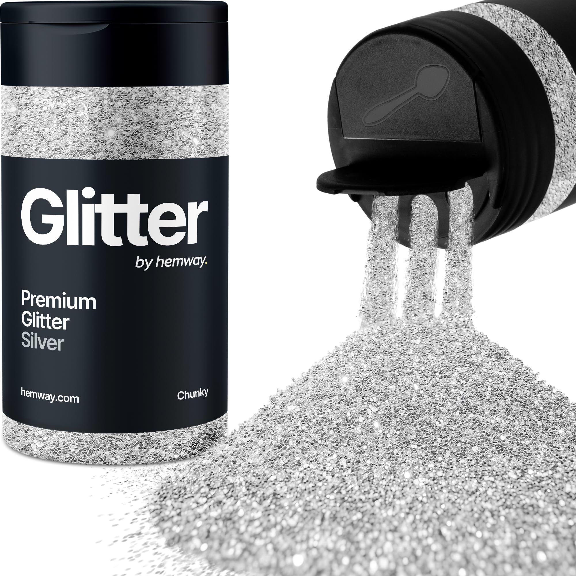 Champagne Gold Glitter Shaker, 130g Ultrafine Glitter, Crafts 1/128" Metallic Flake Champagne Gold Sequins, Resin & Epoxy Crafts, Decorating, Halloween, Christmas Nail, Face, Hemway — view 198