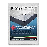 Coprimaterasso Elasticizzato Fly 2.0 Spugna Jacquard con Angoli