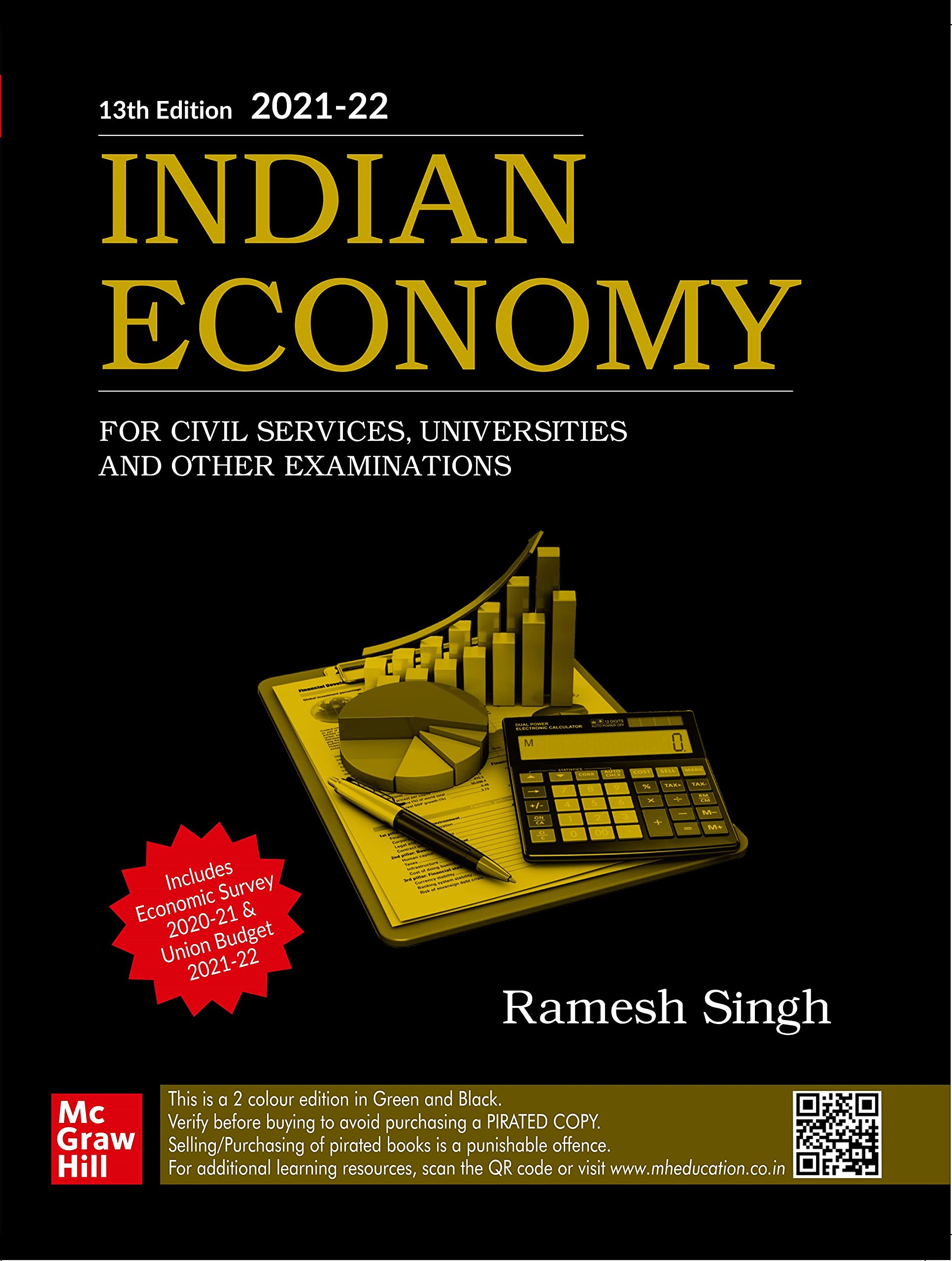 Indian Economy For Civil Services Universities And Other Examinations 13th Edition Amazon Co Uk Ramesh Singh Books