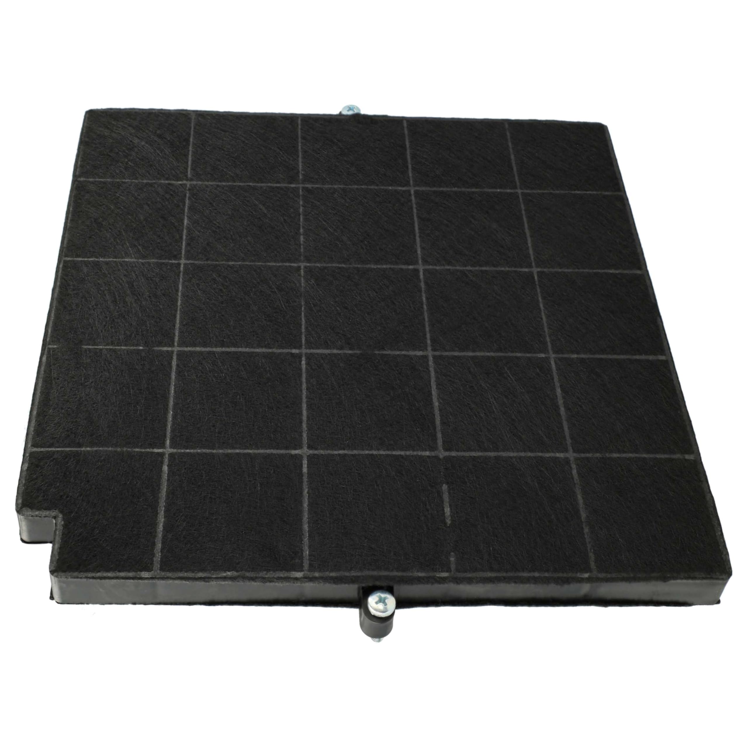 vhbw 4x filtro de carbón activado compatible con Arthur Martin INSIDE | INSIDE 120, INSIDE120, INSIDE90 campanas cocina - 26,5 x 25,8 x 1,8 cm