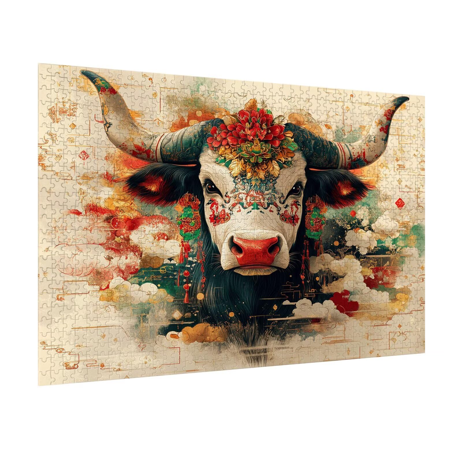 Puzzle 5000 Piezas Vaca Puzzle de Madera Desafiante, n-621