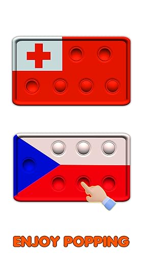 Pop It Flags 3D - DIY Antistress Calming Game