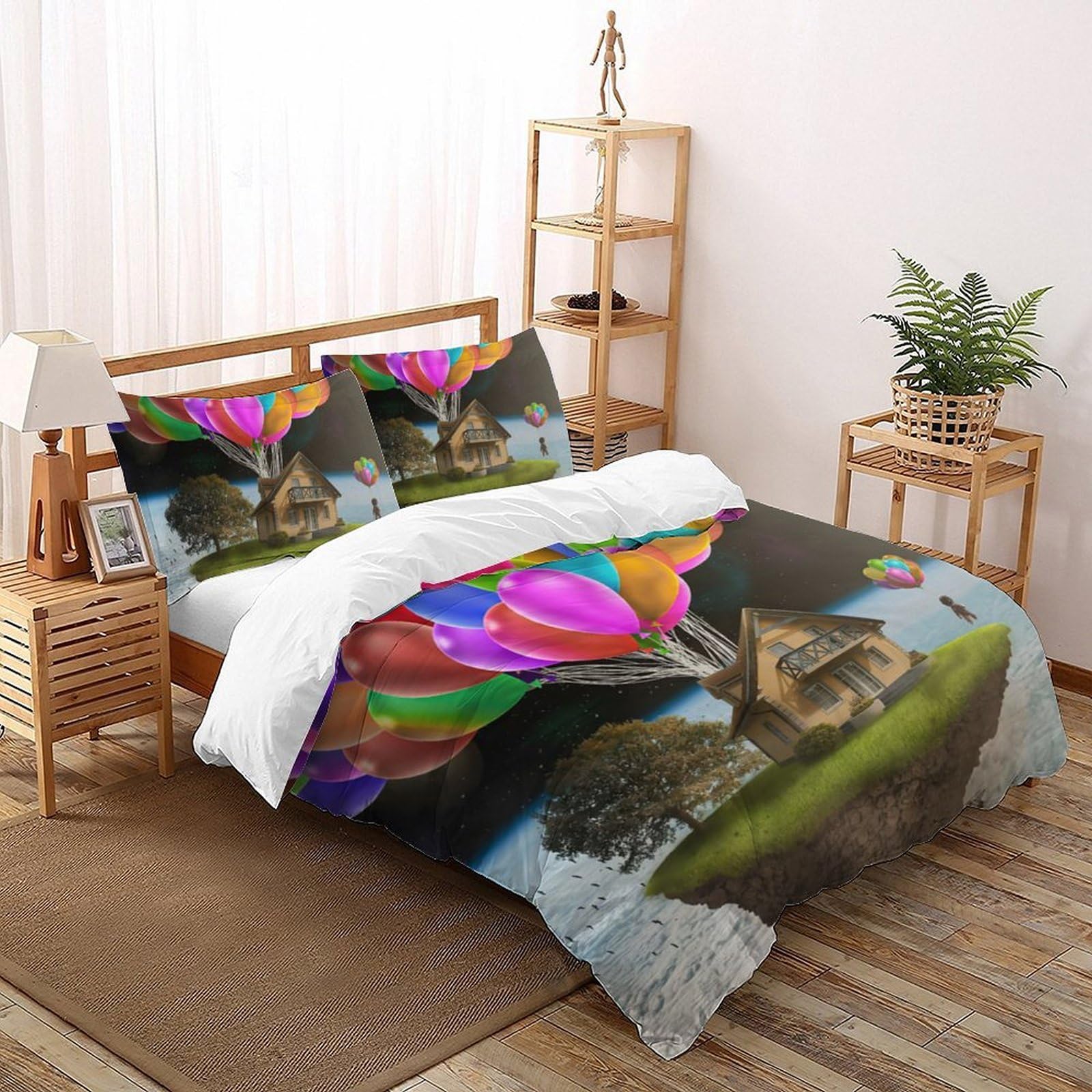 Housses de couette 3D garçon facile à laver pour literie double
