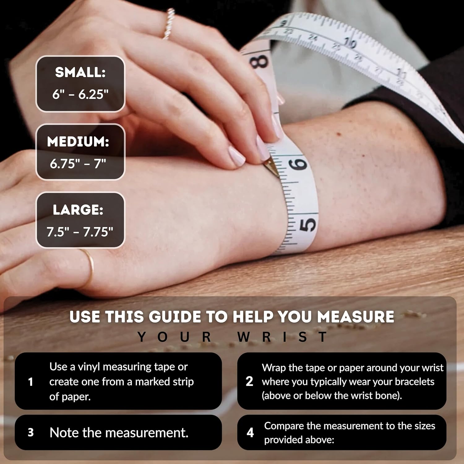 Cherry Tree Collection – Handmade Crystal Bracelets with Black Obsidian, Tiger’s Eye and 6 Other Gemstones for Men & Women – 8mm Beaded Bracelet for Healing, Protection & Positive Energy–Sizes S/M/L - Image 5