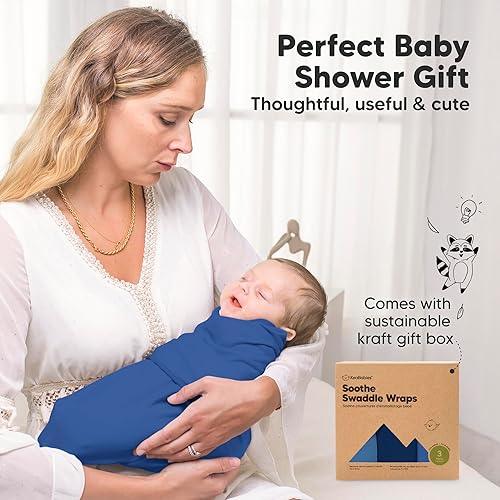 Vista 283 de Paquete de 3 mantas orgánicas para dormir para bebé, para recién nacido, envolturas ergonómicas para bebés de 0 a 3 meses, sacos para dormir, Abc