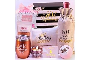 50th Birthday Gifts for Women, 50 and Fabulous Tumbler