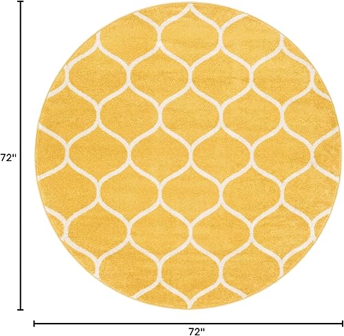 Miniatura 348 de Rugs.com Lattice Frieze Collection Alfombra – 4 x 6 pies, alfombra mediana negra perfecta para salas de estar, comedores grandes, planos abiertos