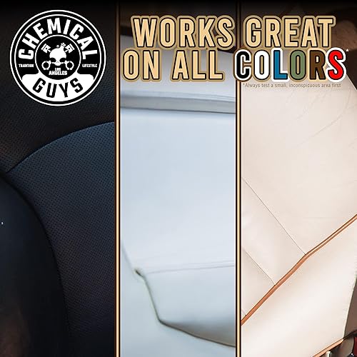 Miniatura 27 de Chemical Guys SPI_109_16 - Kit limpiador de cuero y acondicionador de cuero para su uso en ropa de cuero, muebles, interiores de automóviles