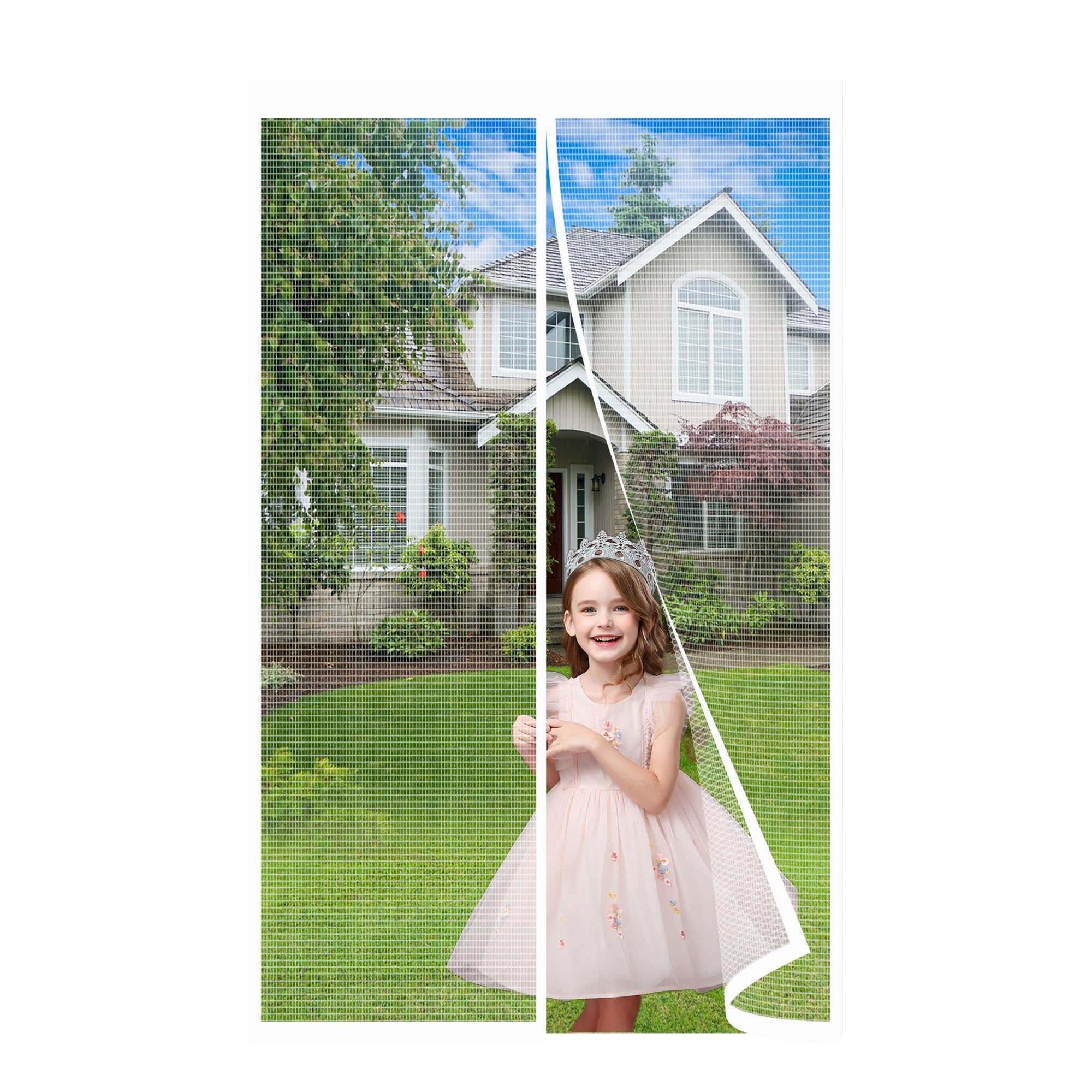 Moustiquaire Sur Mesure AimantéE 205 X 215 Cm Facile à